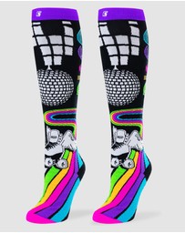 Crazy Skates - Crazy Socks Disco Roller Knee-High Socks