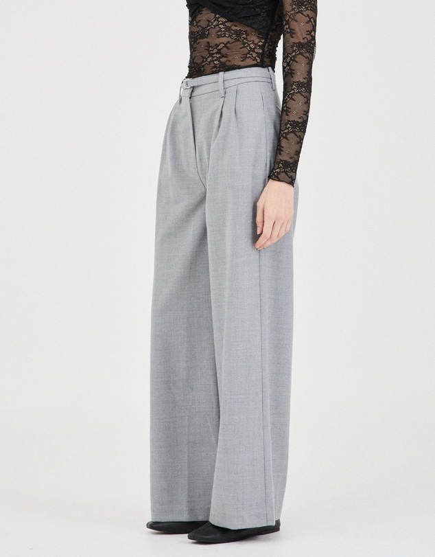 FRIEND of AUDREY - Gia Grey Marle Trouser