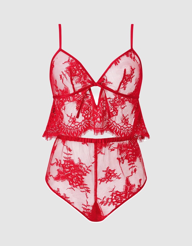 Ann Summers - Availing All Over Lace Cami Set