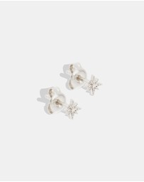 By Charlotte - Sterling Silver Starlight Earrings