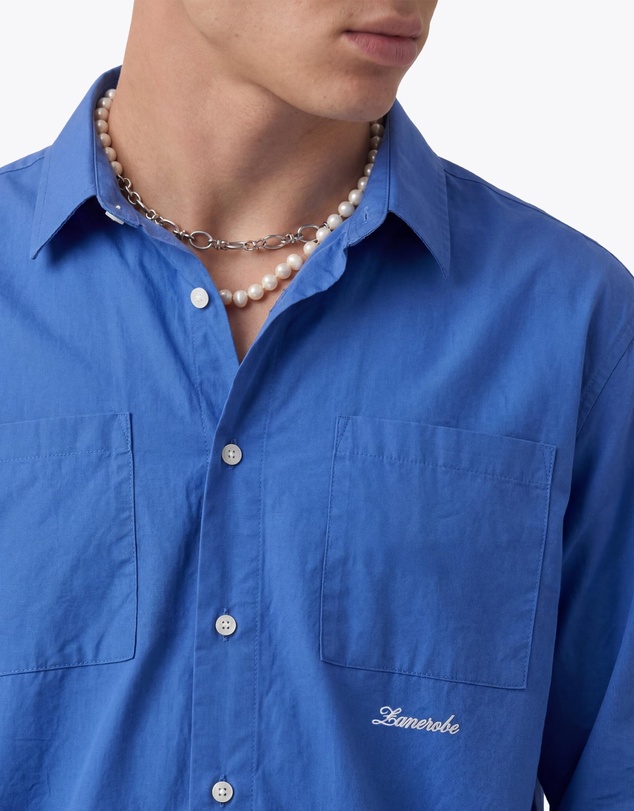 Zanerobe - Business LS Shirt Chalk Blue