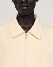 Sandro - Bonnie Zip Jacket Shirt