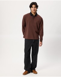 Rhythm - Koa LS Rugby Polo