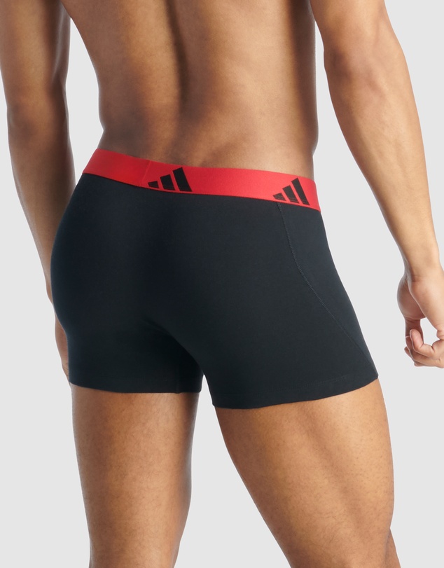 adidas Sportswear - 3 Pack Active Flex Cotton Trunk Underwear