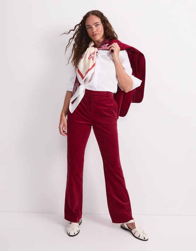 Sportscraft - Thea Kick Flare Velvet Pant