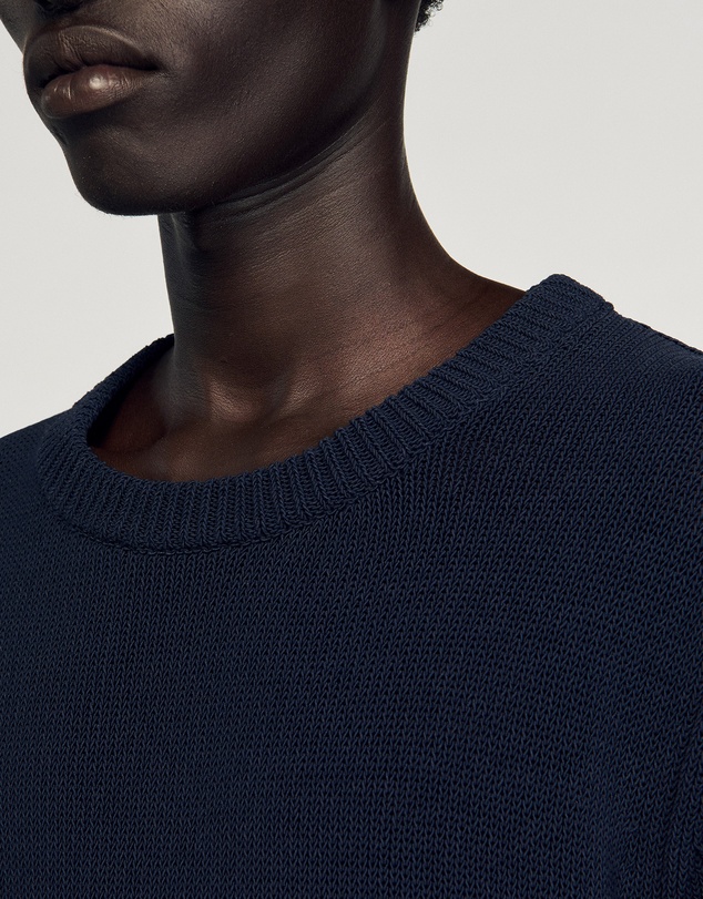 Sandro - Cotton Knit Tee Sweater