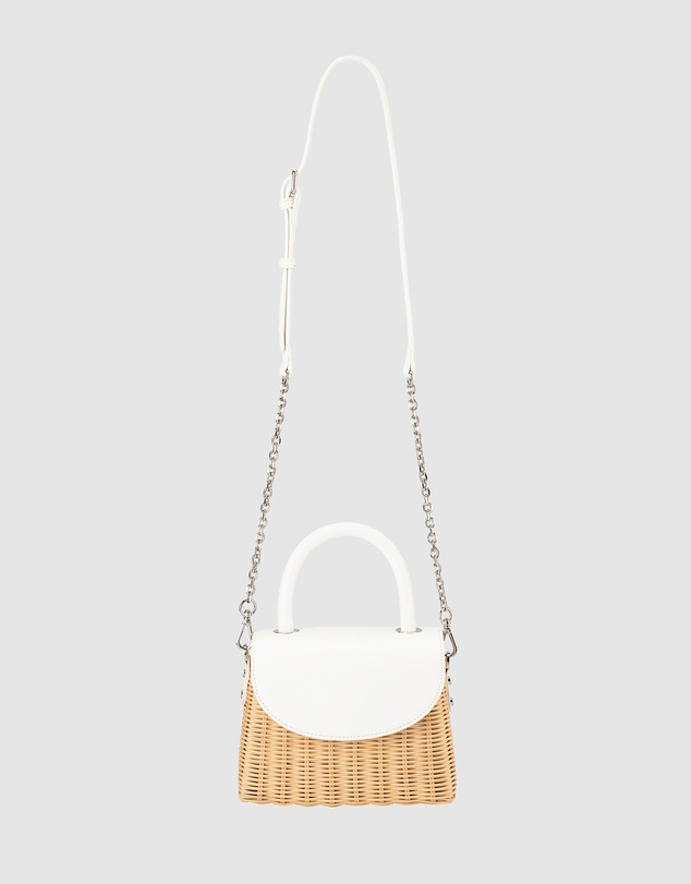 Olga Berg - Elle Wicker Top Handle