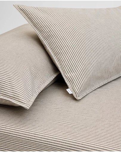 Country Road - Brae Australian Cotton Stripe Queen Fitted Sheet