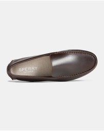 Sperry - Davenport Wide Leather Amaretto- Men's 