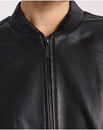 David Lawrence - Ellen Leather Bomber Jacket