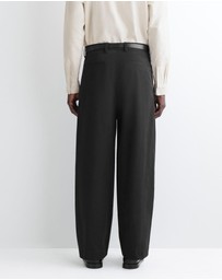 COS - Pleated Cotton Relaxed-Fit Wide-Leg Trousers