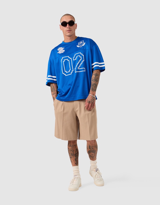 Zanerobe - Heritage Mesh Flow Tee Cobalt Blue