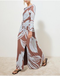 MON RENN - Heirloom Floral Sleeved Dress