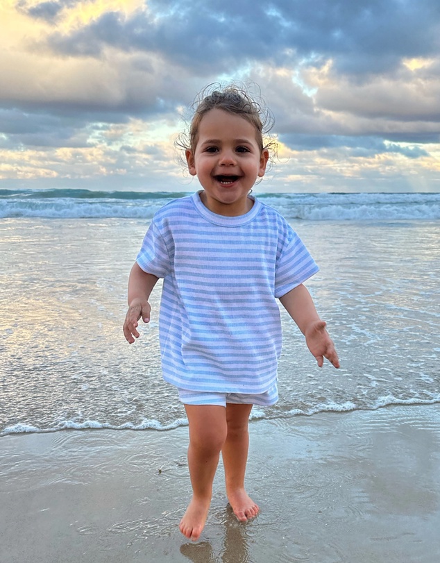 All Fenix - Mini Rib Stripe Tee - Babies-Kids