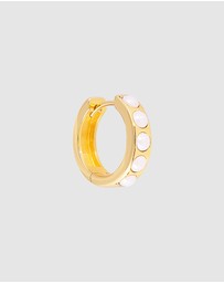 FAIRLEY - Crystal Pearl Midi Hoops