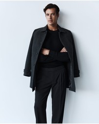 SABA - Corey Herringbone Wool Coat