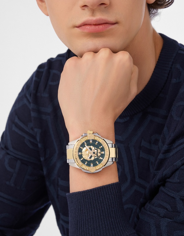 Philipp Plein - $Kull - Duo Tone with 44mm Green Dial