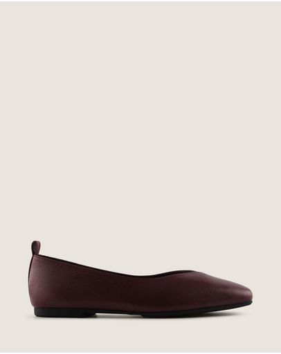 BURGUNDY LEATHER