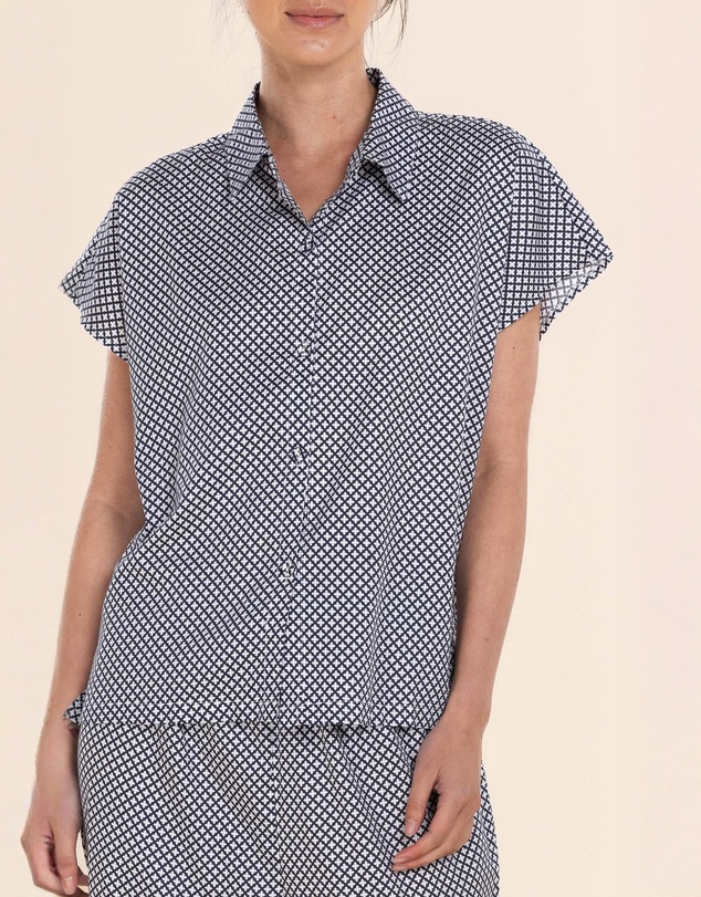 Gingerlilly - Marlie Diamond Print Cotton PJ