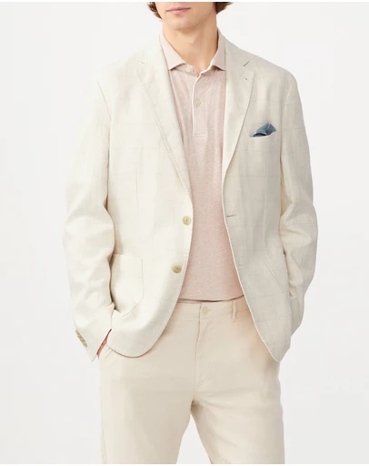 Van Heusen - Windowpane Check Blazer