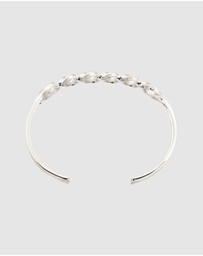 Kuzzoi - ICONIC EXCLUSIVE - Bracelet Male Bangle Twist 925 Sterling Silver