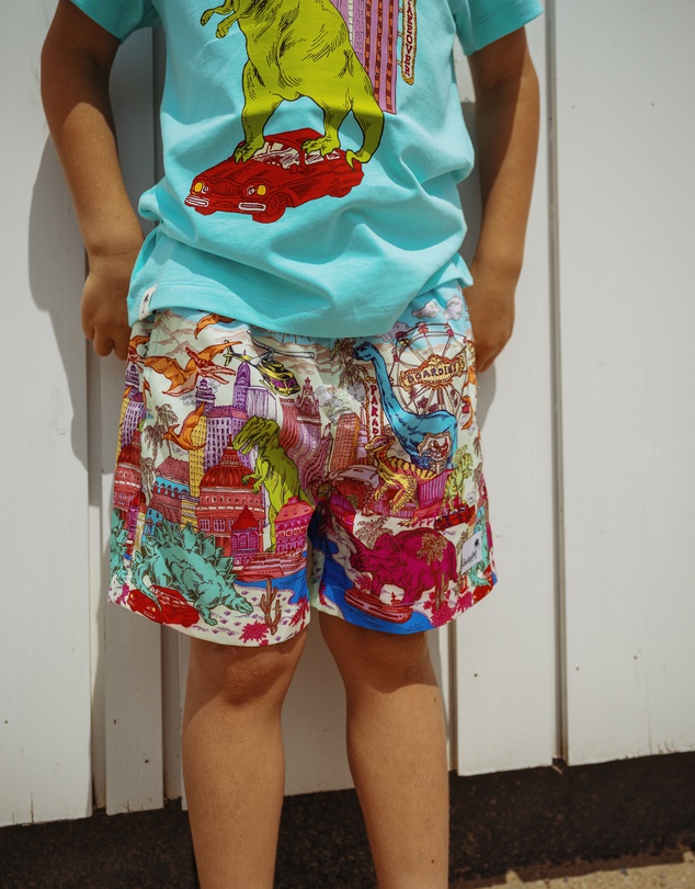 Boardies - Boardies Dino Takeover Kids Swim Shorts