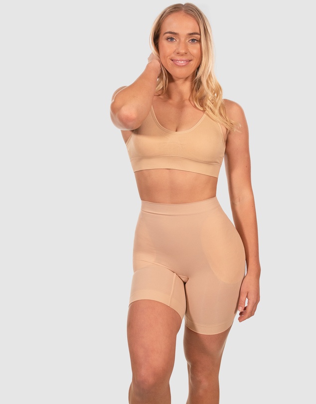 B Free Intimate Apparel - Va-Va-Voom Hip and Booty Mid-Rise Shaper Set