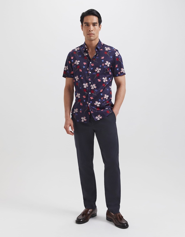 SABA - Jean Luc Short Sleeve Print Shirt