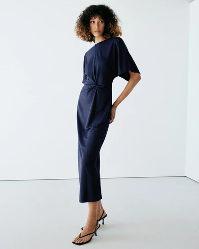 M.N.G - Knit Dress with Knot Detail