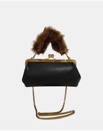Steve Madden - BAmira Black/Gold Handbag
