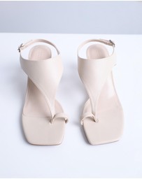 TOPSHOP - Iman Toe Loop Heeled Sandals