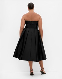 City Chic - Tiffany Strapless Midi Dress