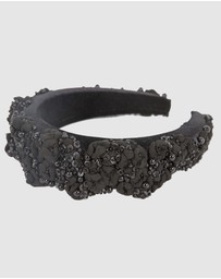Max Alexander - Black Racing Fascinator Headband