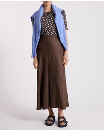 David Lawrence - Maika Pleat Front Jersey Top