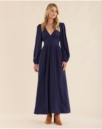 Amelius - Chelsea V Neck Maxi Dress