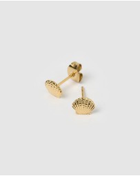 Arms Of Eve - Shelli Gold Studs