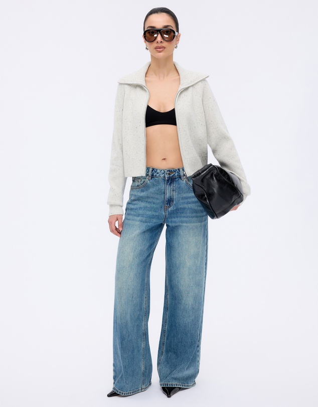 Minima Esenciales - Niles Merino Wool Zip Cardigan