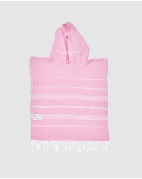 Tolu Australia - Baby Pink Kids Hooded Beach Towel