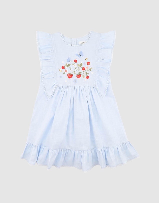 Bebe by Minihaha - Poppy Embroidered Yoke Dress - Babies