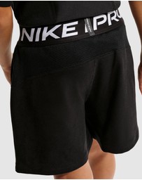 Nike - Nike Pro Dri-Fit Fleece Shorts - Teens
