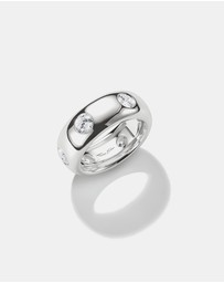 THOMAS SABO - THOMAS SABO Band Ring with White Zirconia Stones