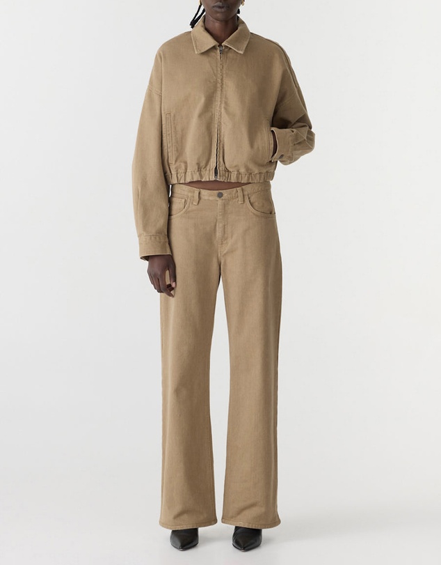 Bassike - Cropped Denim Jacket