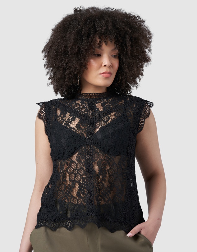 Sunday In The City - Anti Hero Lace Top