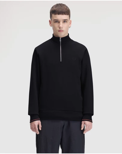 Fred Perry - Half Zip Sweatshirt