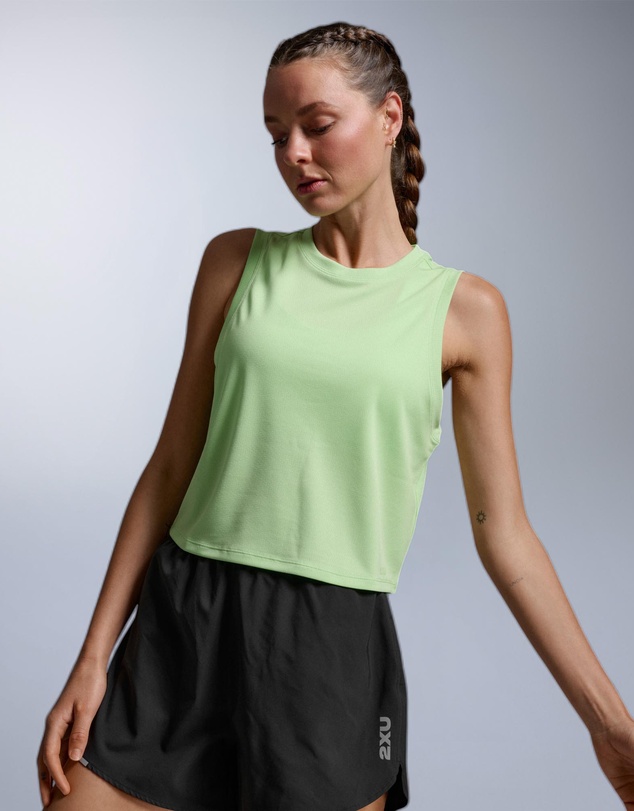 2XU - Aero Mesh Crop Tank