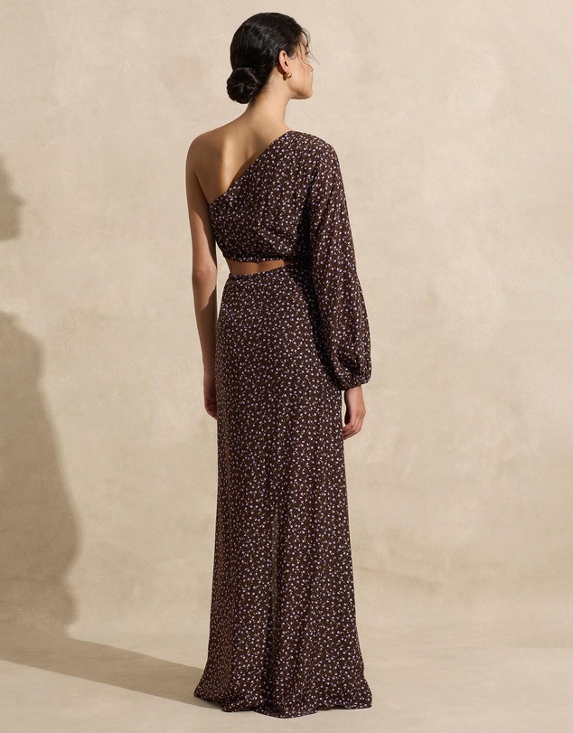 Peony - Asymmetric Maxi Dress