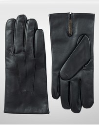 DENTS - Bath Three-Point Cashmere-Lined Leather Gloves
