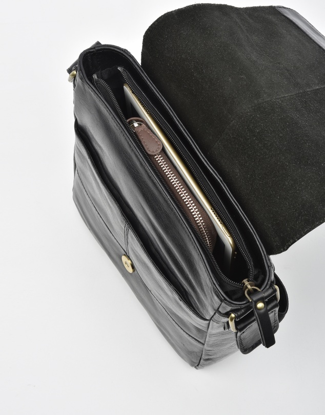 Cobb & Co - Kooyong Jr. RFID Leather Satchel