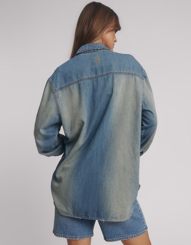 ONE TEASPOON - Essential Denim Shirt - Blue Ranch