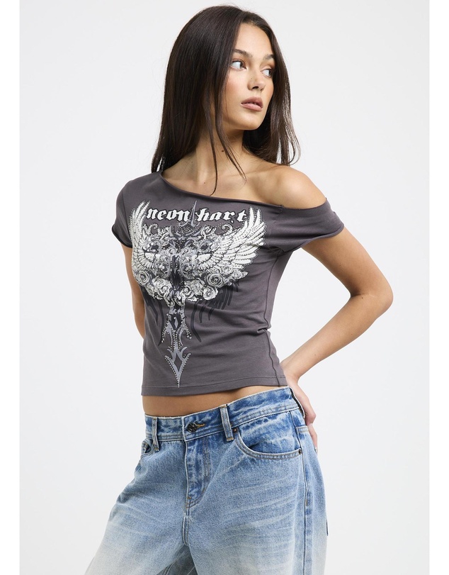 Neon Hart - Tattoo Top